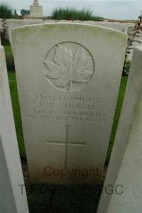 Canada Cemetery Tilloy Les Cambrai - Church, K R